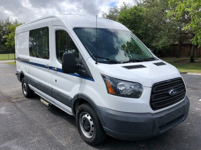 Excellent condition 2017 Ford Transit Cargo Van T-350 148" Med Rf 9500 GVWR Sliding RH Dr Clean title good miles many many to choose from