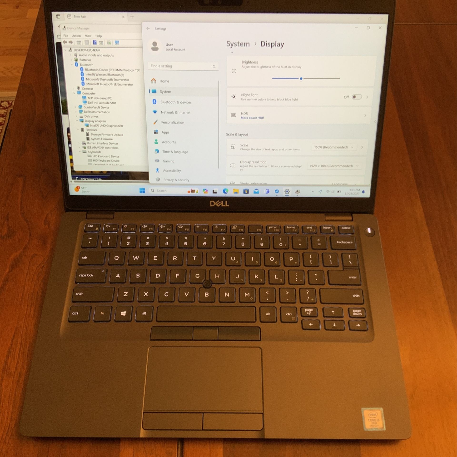 Dell latitude 5401 14 inch intel core i5 9400h cpu 2 50ghz 16gb ram