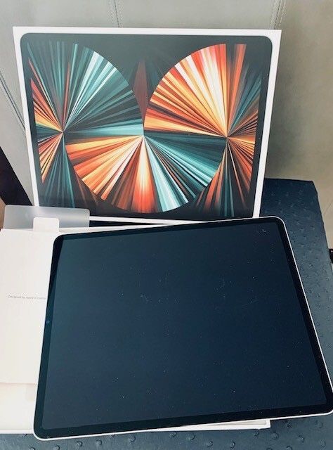 Apple iPad Pro 5th Gen - 256GB, Wi-Fi + 5G, 12.9in - SILVER - Mint Condition