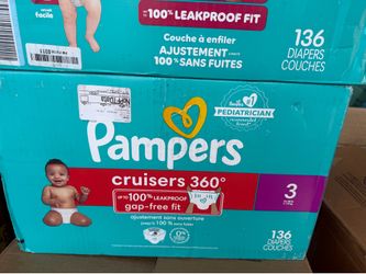 Pampers size 3 - 136 counts