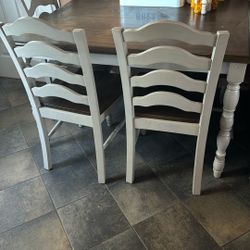 Table And 4 Chairs