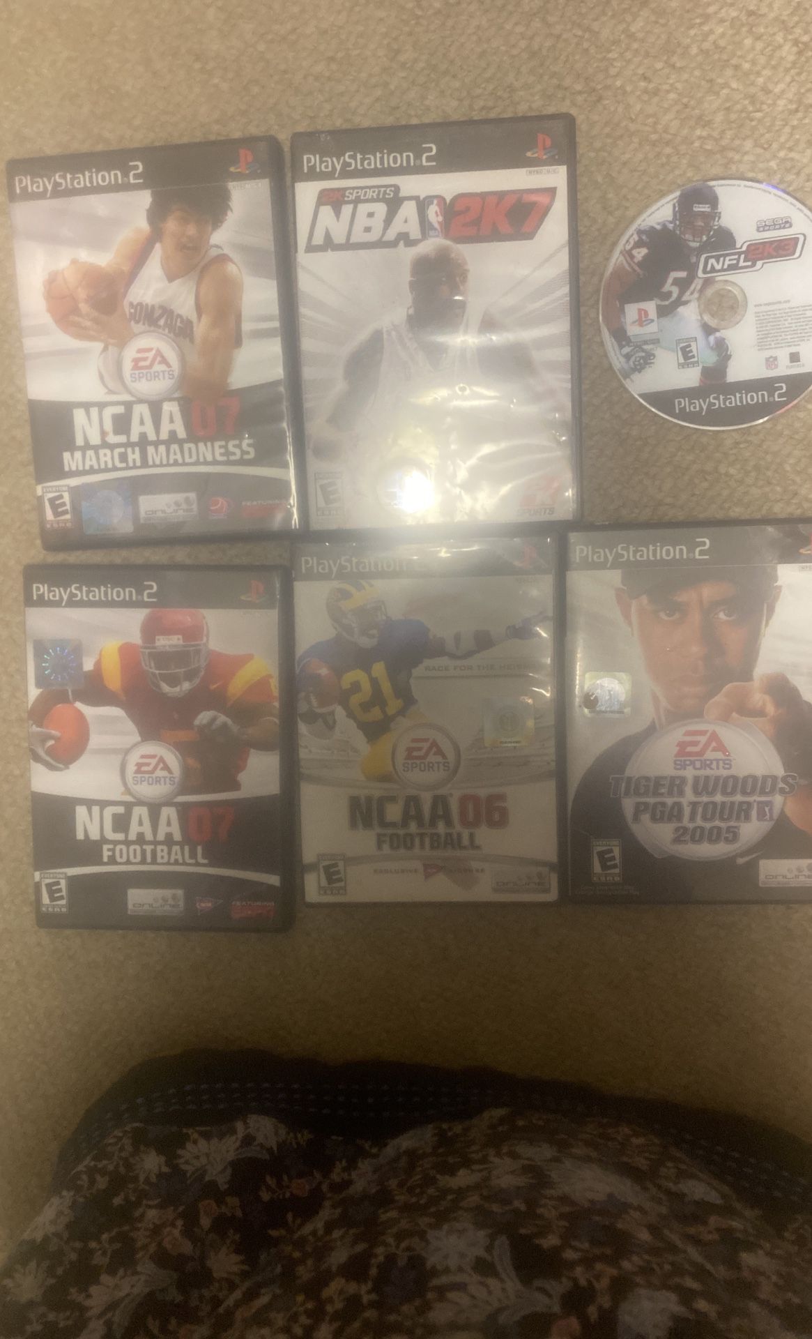 Ps2 Assorted Sports Games $5 Each Or $25 For All 