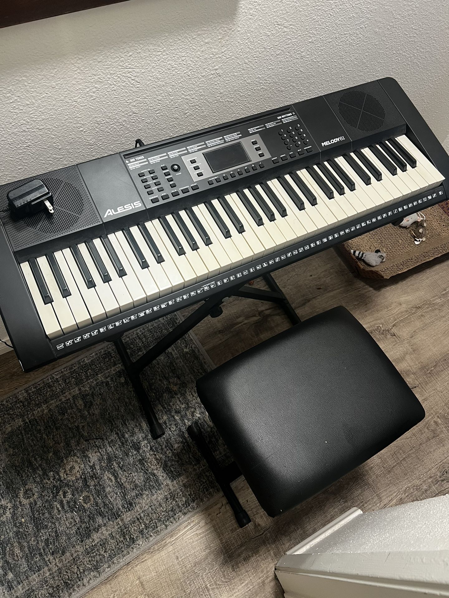 Alesis Keyboard With Stand And Bench 