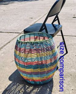 Wire Vinyl Wicker Ottoman Clothes Hamper Walking Stick Umbrella Stand