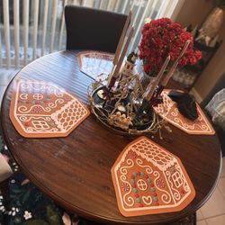 4 Chairs + Table - Free Rug Included 