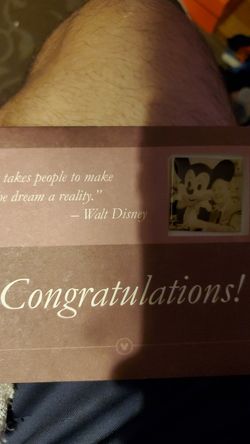 Cast member exclusive "You have successfully earned your ears" pin