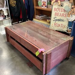 Large Rustic Barn Wood Coffee Table 51x28x17H REDUCED AGAIN!