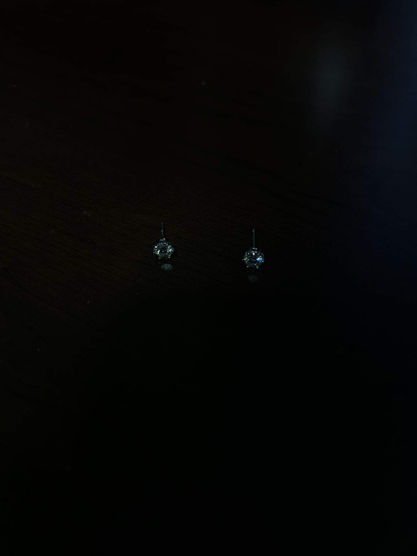 *REAL* Diamond Moisanite Stud Earrings