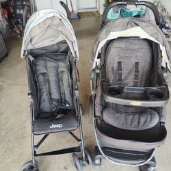2 Strollers For $25 