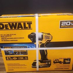 DeWalt DCF840E1 Impact Driver Kit Comes With Tool Battery Bag & Charger NEW  Factory Sealed