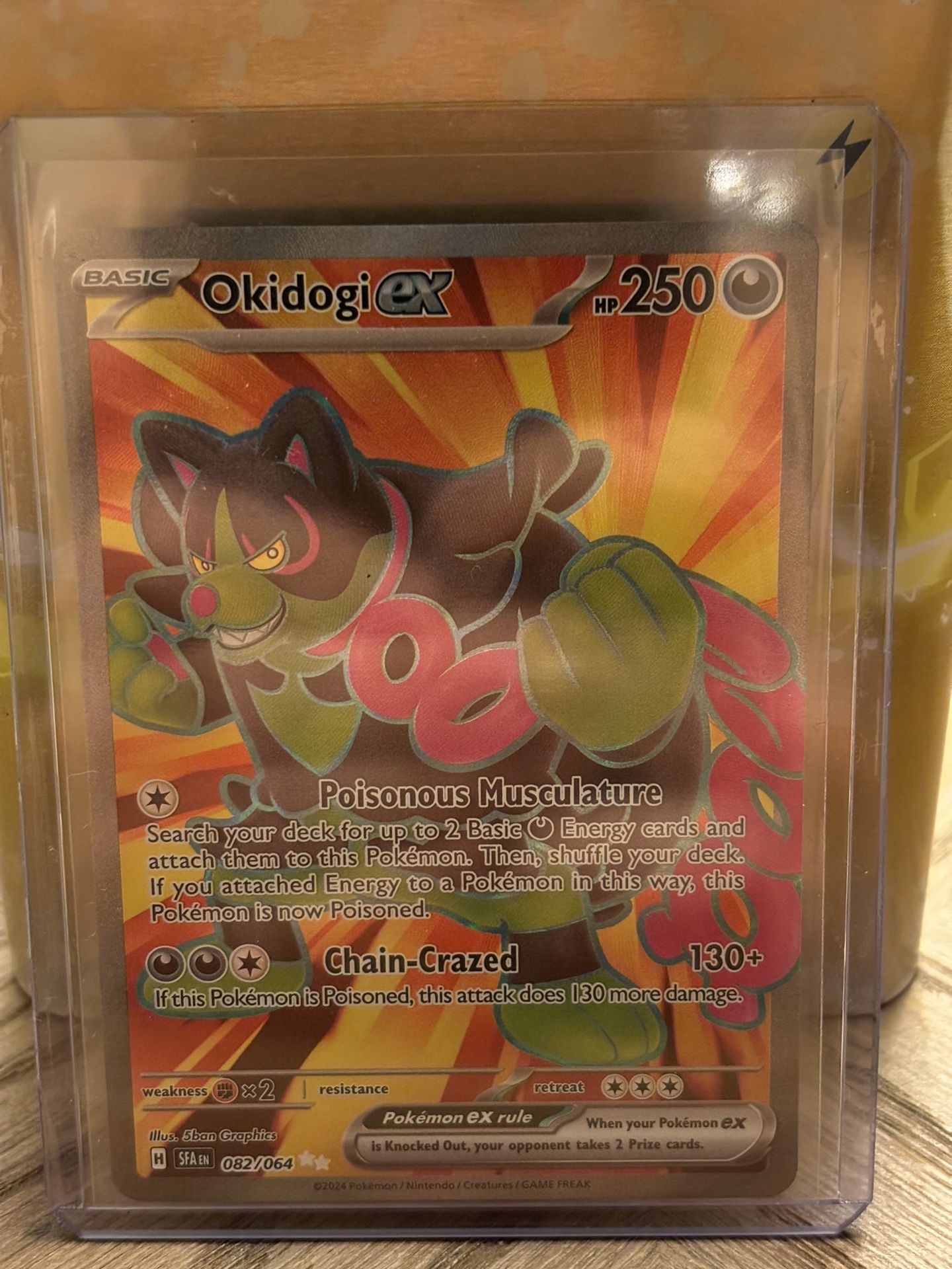 Okidogi EX 082/064 - Pokemon TCG Shrouded Fable - Ultra Rare Full Art Holo