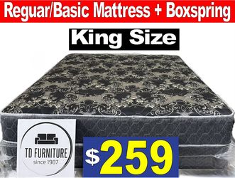 Regular King mattress set