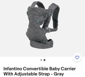 Infantino Convertible Baby Carrier -Grey