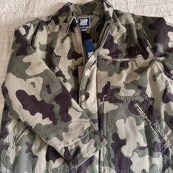 Undefeated Camo Full Zip Jacket Size Extra Small Men’s 