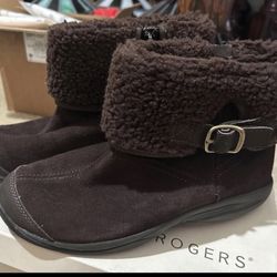 Winter Brown Ankle Boots 