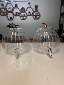 Pumpkin drink dispensers