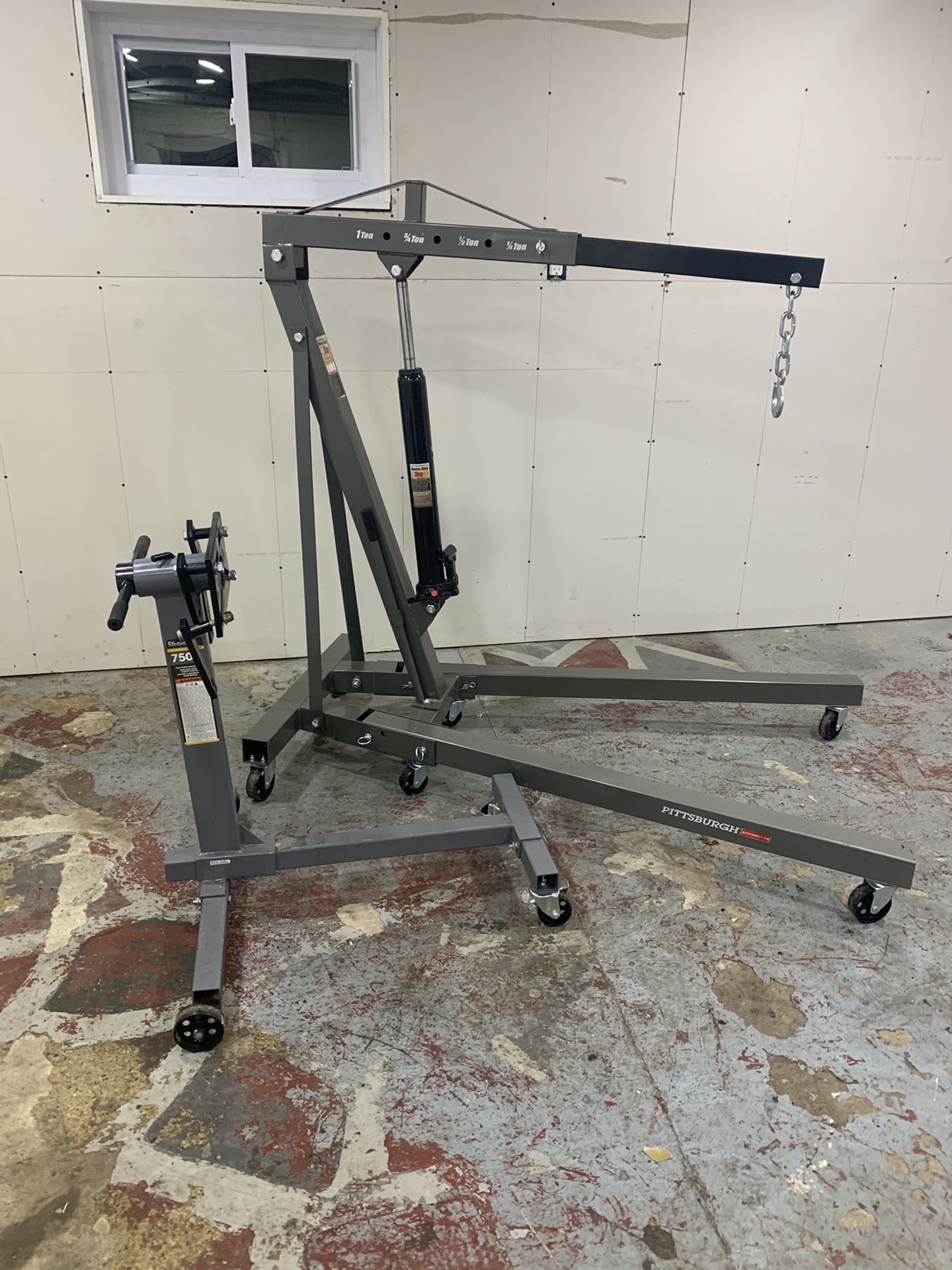 Engine Stand Engine Hoist Combo