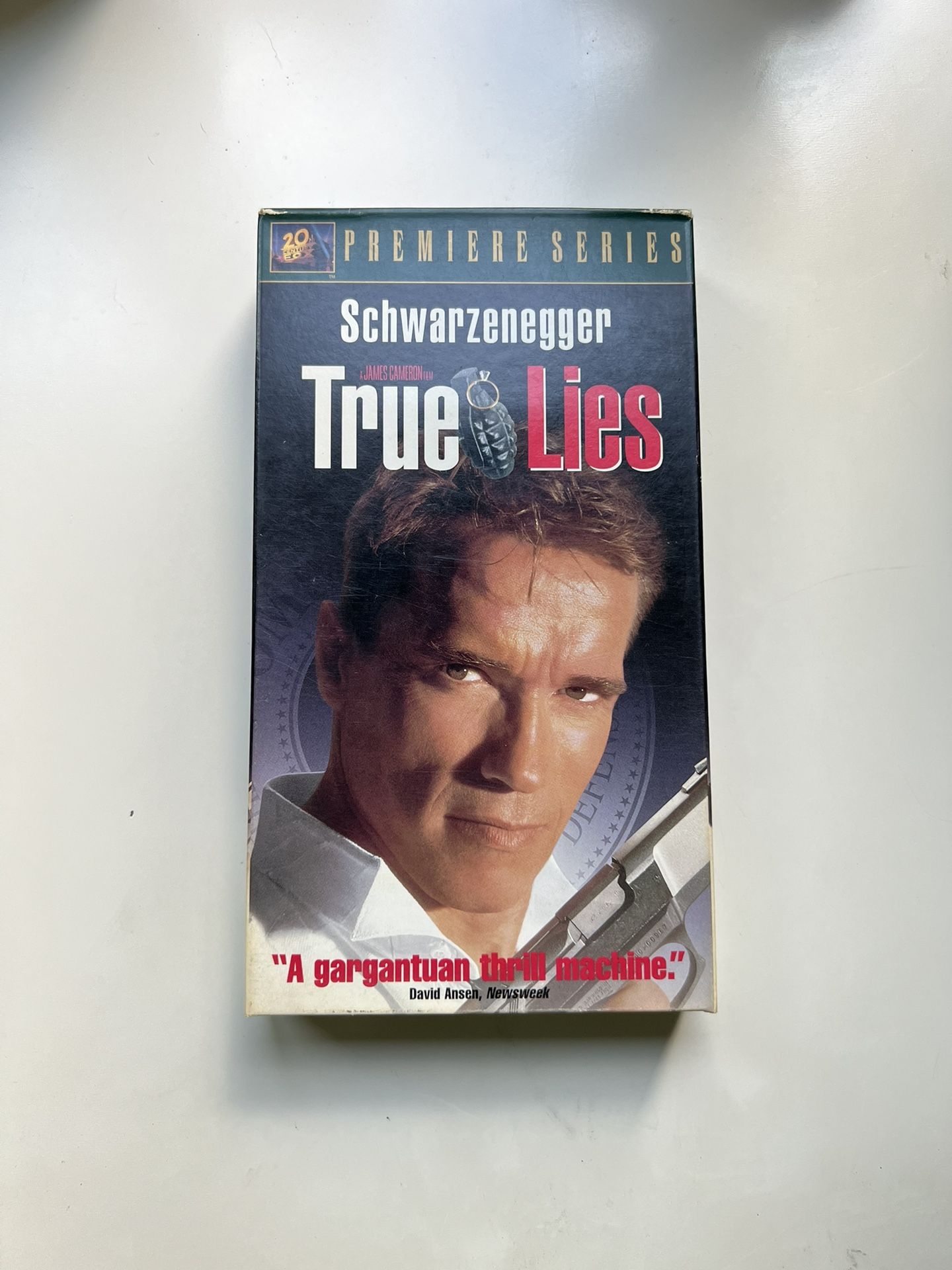 True Lies VHS Tape 1996 Arnold Schwarzenegger Jamie Lee Curtis Fox