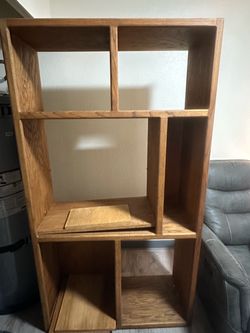 Oak Wood Bookcase