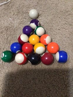 Bullard or pool table balls