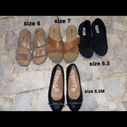 Sandals & Flats Different Sizes