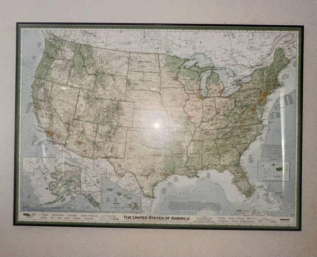Large Map of America/ U.S. Map