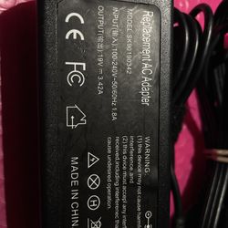 Replacement AC adapter SK(contact info removed)2 for Chromebook, Acer aspire and universal
