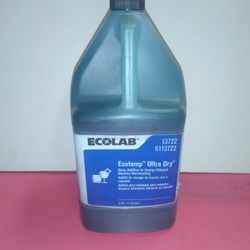 Brand new ECOLAB Ecotemp 13722 Ultra Dry Rinse Addirive For Energy-Efficient 1 Gallon Tji