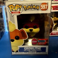 Funko Pop Growlithe #597 (Flocked) 