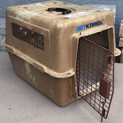 Pet Carry Kennel Cage Cat Dog with Door Latch