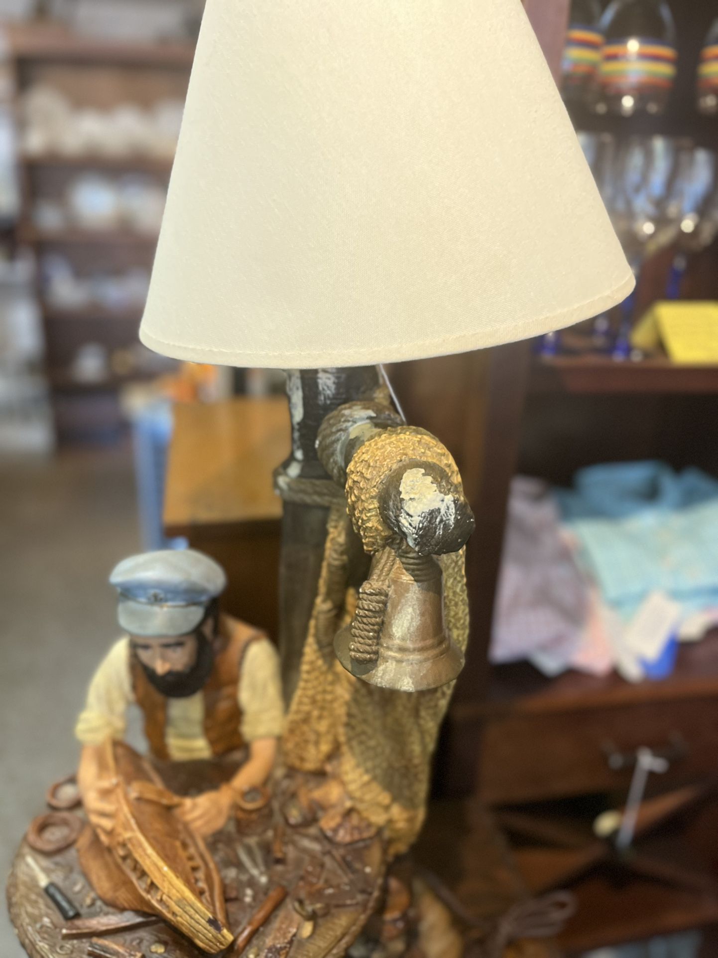 Lamp, vintage Nautical Aspit Brothers
