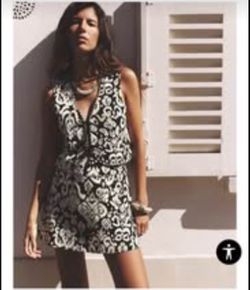 Zara Printed Vest and Skort (size small)