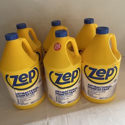 Zep Antibacterial Disinfectant Cleaner - 1 Gallon ZUBAC128 - Kills 99.99% of Germs - 60 Second Kill Time
