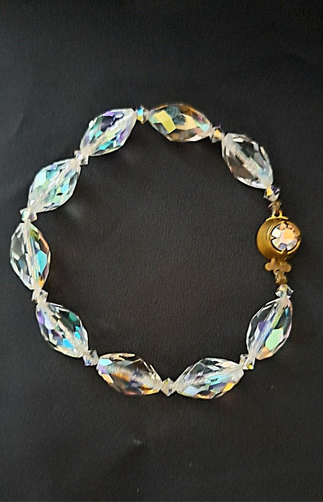 New Aurora Borealis Crystal Bracelet/ Bridal Bracelet