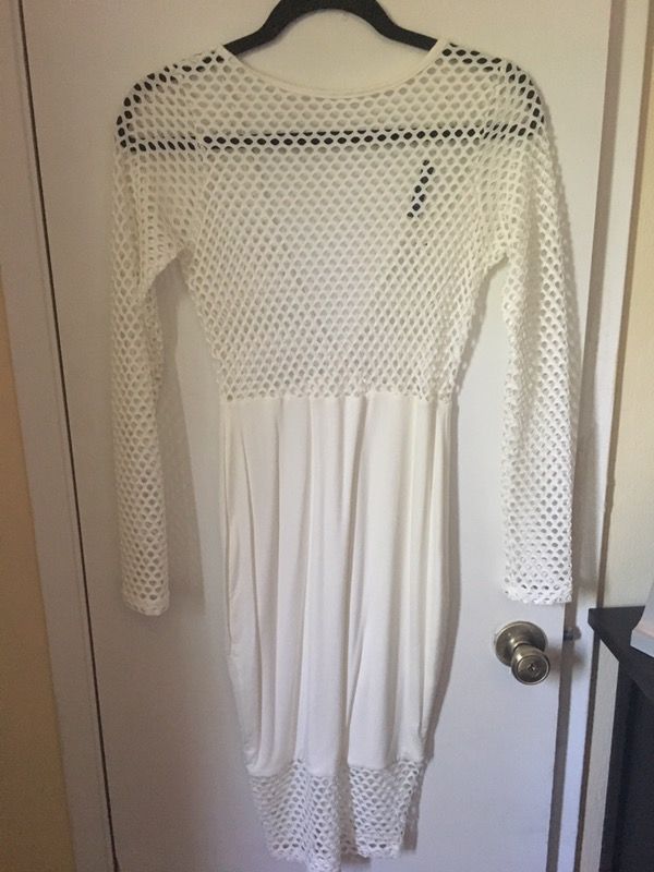 Women's fishnet dress