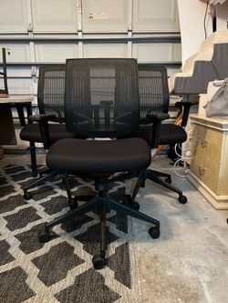 Three executive office chairs  Three .SitOnIt Wit High Back WFH Mesh Task Chair