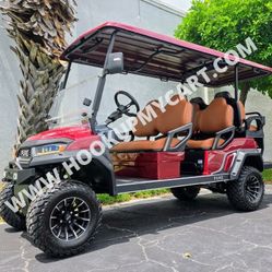 2025 Pure EV P60L Golf Cart-Lifted 6 Passenger * Lithium