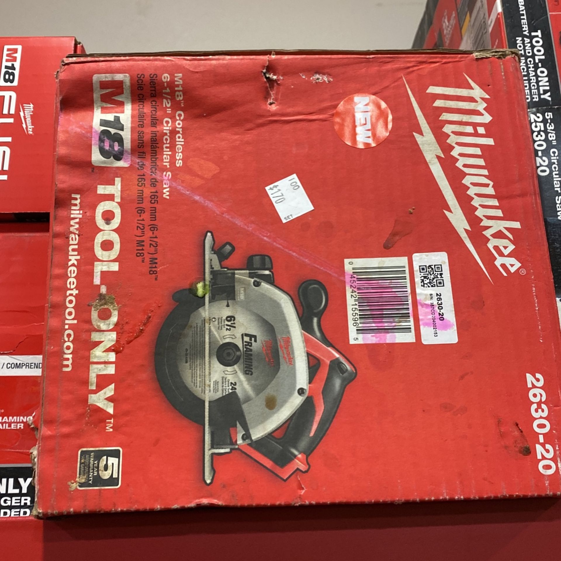 Brand New Milwaukee M18 6-1/2” Circular Saw only Asking $100