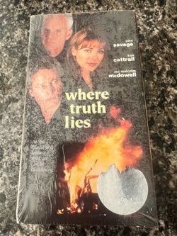 Where Truth Lies VHS John Savage - Kim Cattrall Screener