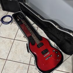 Cherry Epiphone SG Electric Guitar