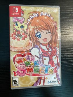Waku Waku Sweets Nintendo Switch Game - Brand New Sealed- (2019)