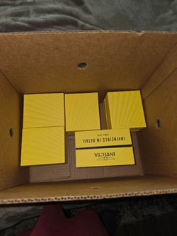 Invicta boxes.  No watches.  Boxes only