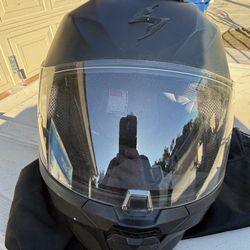 Scorpion street full face helmet.