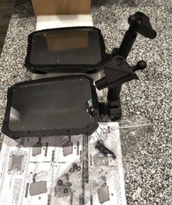 JOYTUTUS Mirrors Doors Off for 2018-2023 Wrangler JL/JLU & Gladiator JT (NOT FIT 2024 2025 Wrangler & Gladiator JT), Adjustable Anti-Vibration Design