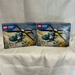 Lego City Emergency Rescue Helicopter 2x