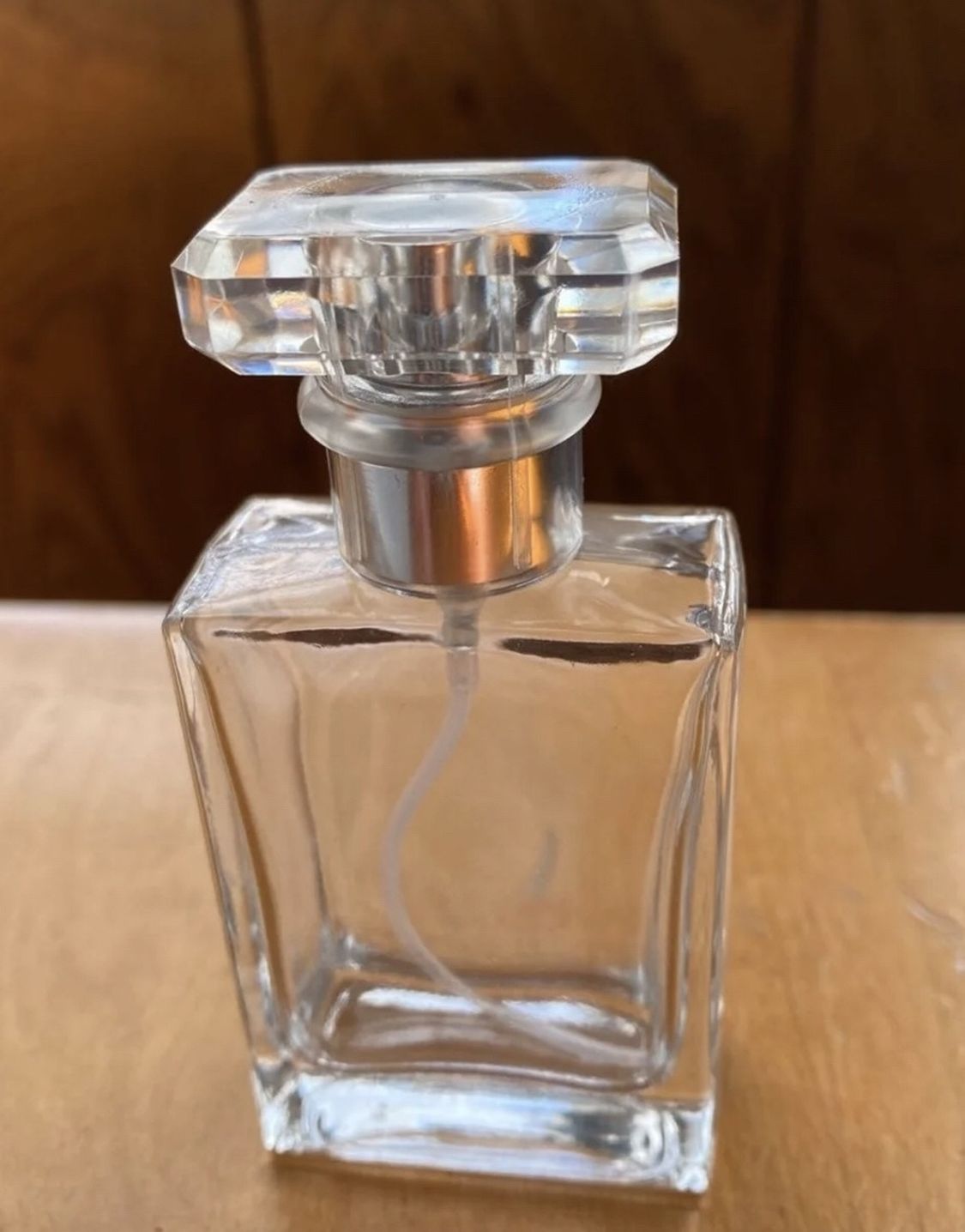 Empty Glass Perfume Spray Bottle 1oz