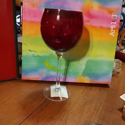 Six Vintage J C Penney Wine Glasses Unused