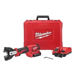 Milwaukee M18 Cordless FORCE LOGIC Cable Cutter Kit with 750 MCM Cu/Al Jaws, 1 Battery, Model# 2672-