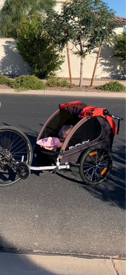 Burley Honey Bee, 2 Seat Kids Bike Trailer & Stroller