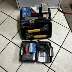 Hammer Tackers And Electric Staple And Nailer